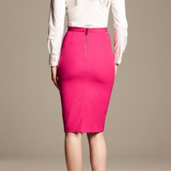 hot pink pencil dress